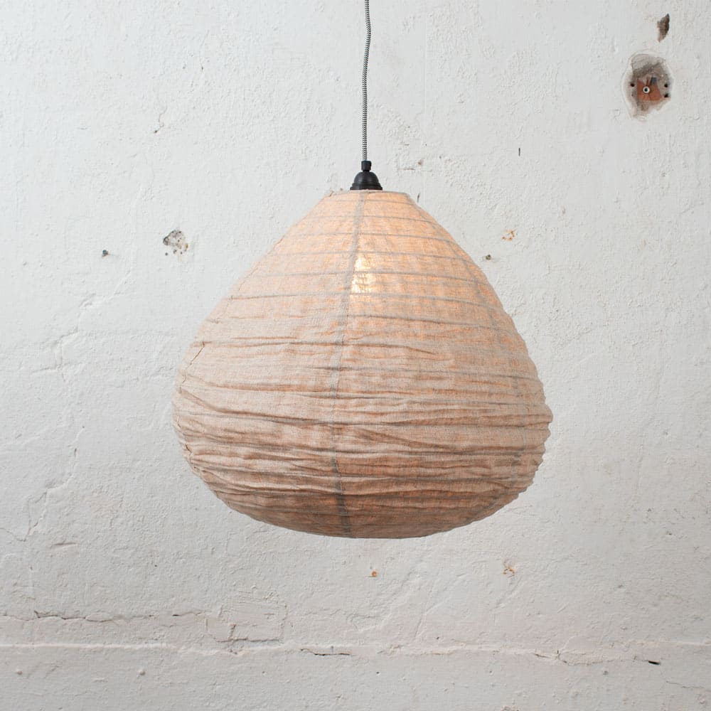 Bestel Peren linnen lamp | M online bij De Handelsfabriek